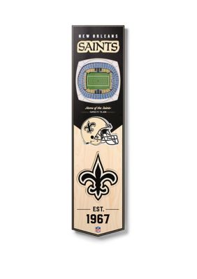 YouTheFan NFL New Orleans Saints 3D Stadium 8x32 Banner - Benz Superdome