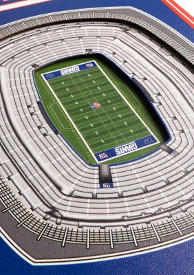 YouTheFan NFL New York Giants 3D Stadium 8x32 Banner - MetLife Stadium