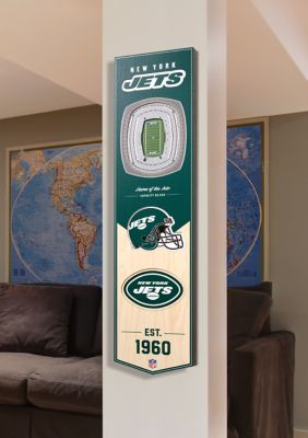 YouTheFan NFL New York Jets 3D Stadium 8x32 Banner - MetLife Stadium