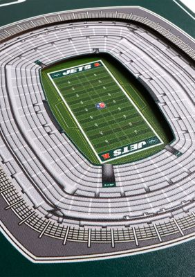 YouTheFan NFL New York Jets 3D Stadium 8x32 Banner - MetLife Stadium
