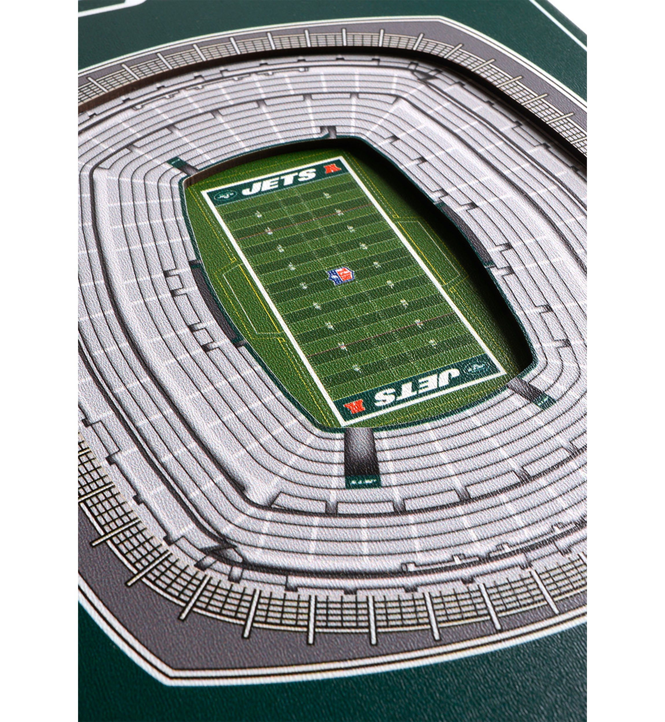 YouTheFan NFL New York Jets 3D Stadium 8x32 Banner - MetLife Stadium