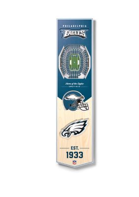 YouTheFan NFL Philadelphia Eagles 3D Stadium 8x32 Banner - Lincoln Financial Field
