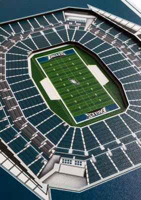 YouTheFan NFL Philadelphia Eagles 3D Stadium 8x32 Banner - Lincoln Financial Field