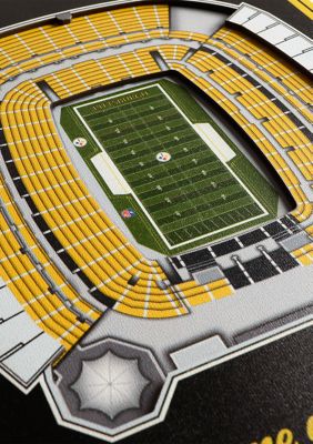 YouTheFan NFL Pittsburgh Steelers 3D Stadium 8x32 Banner - Heinz Field