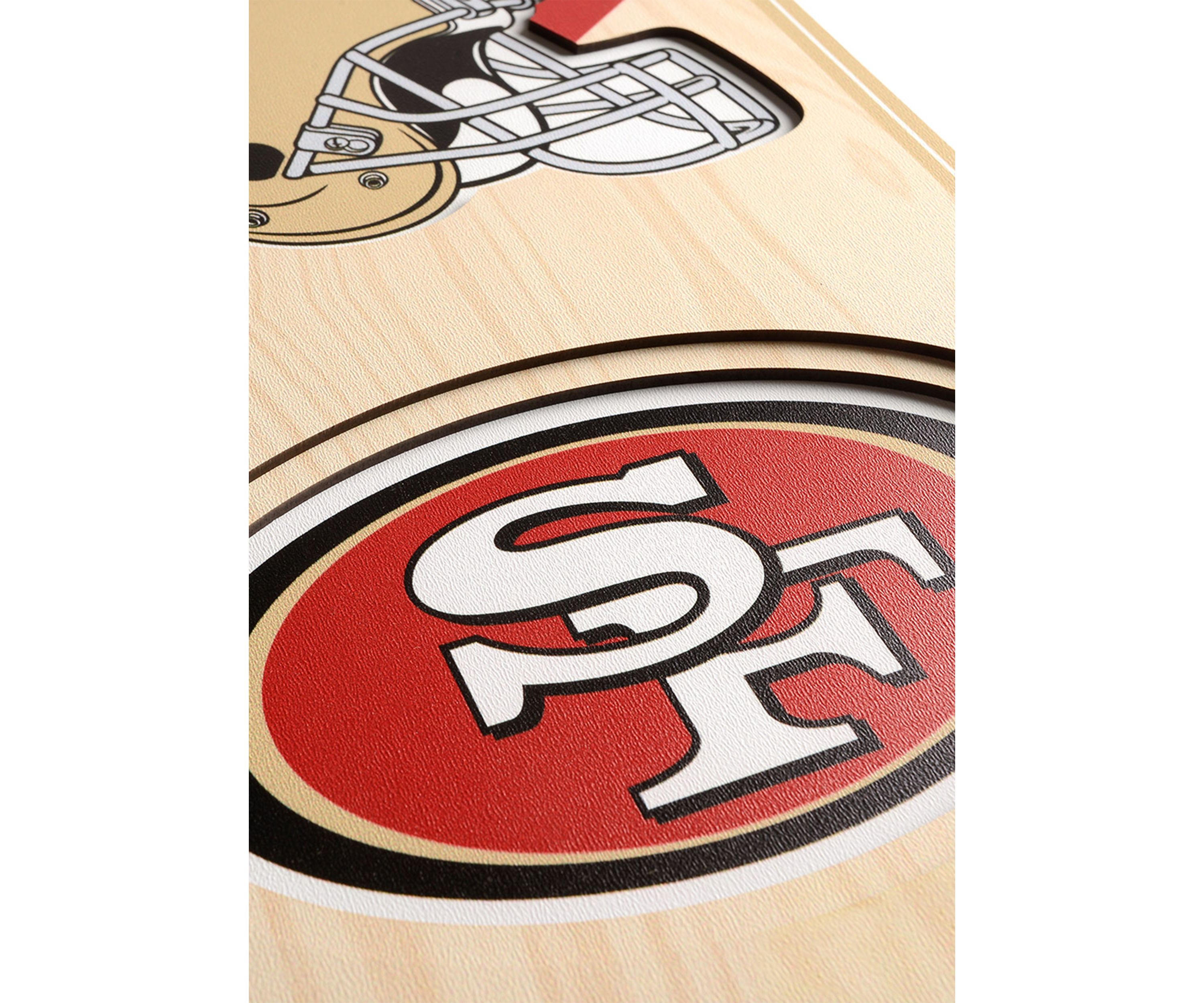 YouTheFan NFL San Francisco 49ers 3D Stadium 8x32 Banner - Levis Stadium