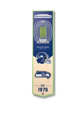 YouTheFan NFL Seattle Seahawks 3D Stadium 8x32 Banner - CenturyLink Field