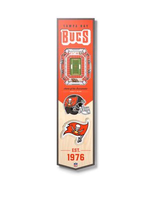 YouTheFan NFL Tampa Bay Buccaneers 3D Stadium 8x32 Banner - Raymond James Stadium