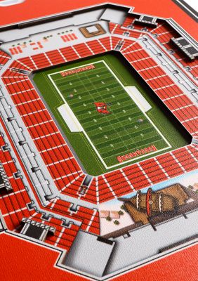 YouTheFan NFL Tampa Bay Buccaneers 3D Stadium 8x32 Banner - Raymond James Stadium