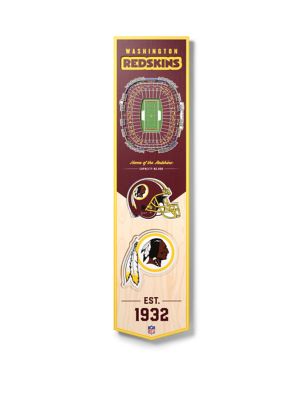 YouTheFan NFL Washington Commanders 3D Stadium 8x32 Banner - FedEx Field