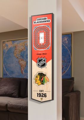 YouTheFan NHL Chicago Blackhawks 3D Stadium 8x32 Banner - United Center