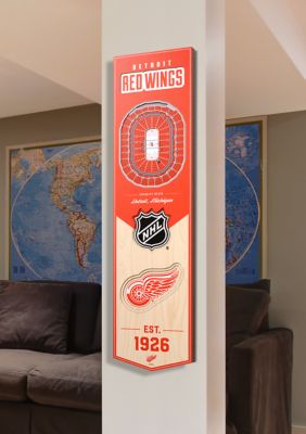 YouTheFan NHL Detroit Red Wings 3D Stadium 8x32 Banner - Little Caesars Arena