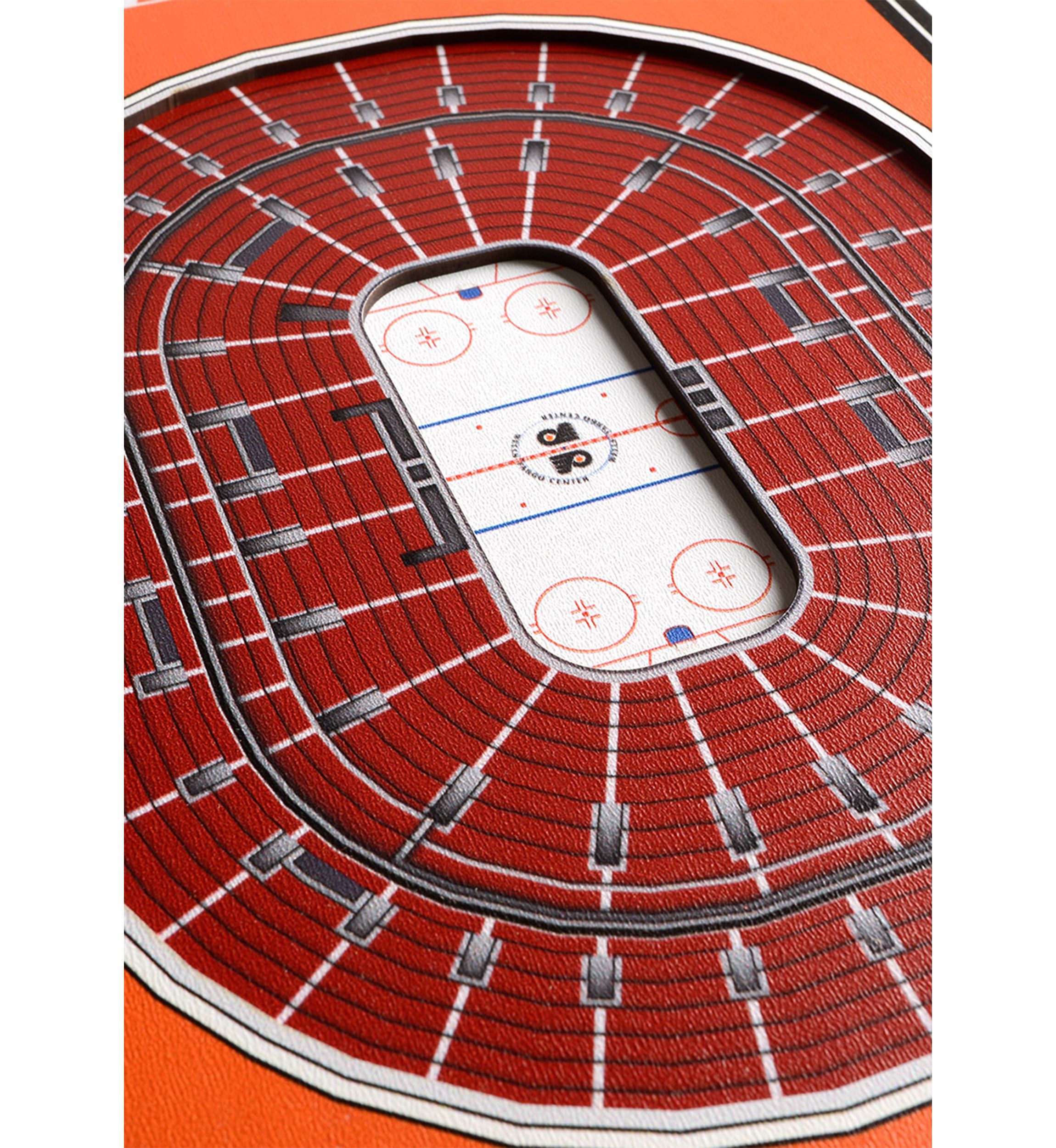 YouTheFan NHL Philadelphia Flyers 3D Stadium 8x32 Banner - Wells Fargo Center