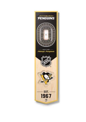 YouTheFan NHL Pittsburgh Penguins 3D Stadium 8x32 Banner - PPG Paints Arena