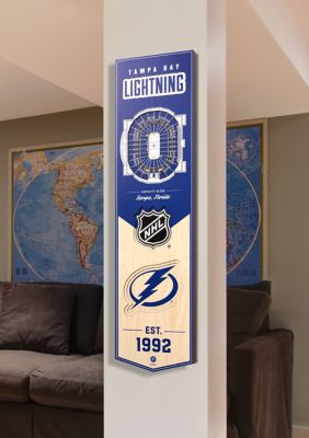 YouTheFan NHL Tampa Bay Lightning 3D Stadium 8x32 Banner - Amalie Arena