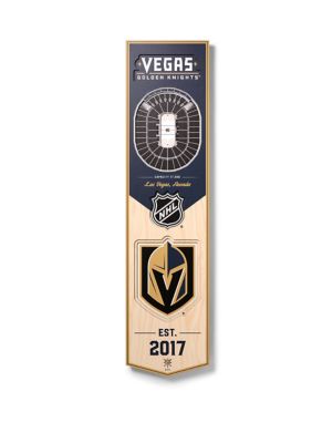 YouTheFan NHL Vegas Golden Knights 3D Stadium 8x32 Banner - T-Mobile Arena