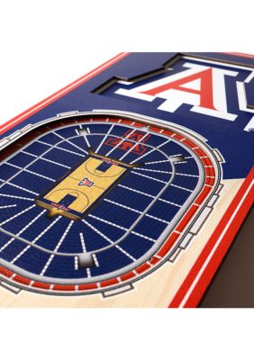 YouTheFan NCAA Arizona Wildcats 3D Stadium 6x19 Banner - McKale Memorial Center