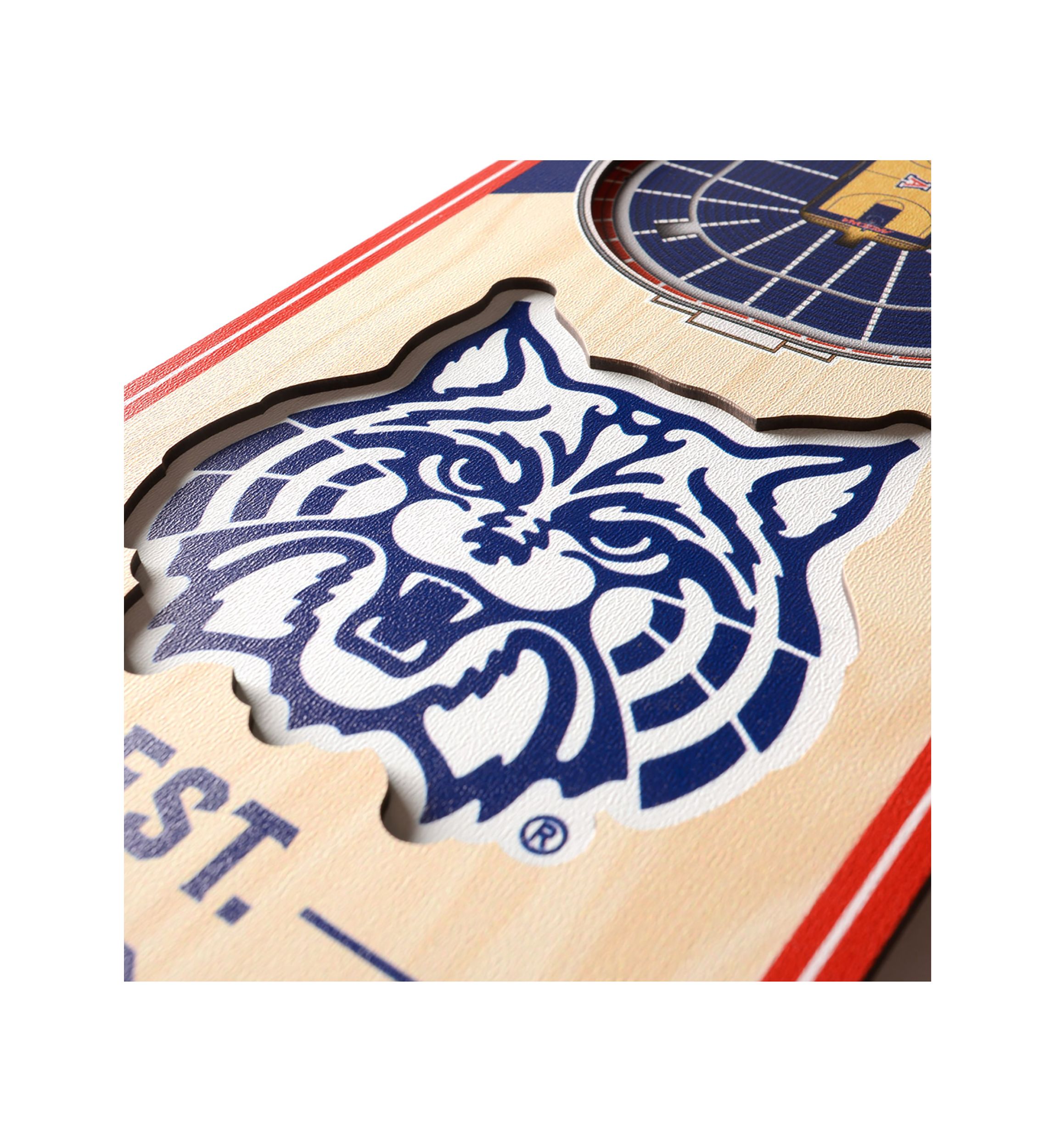 YouTheFan NCAA Arizona Wildcats 3D Stadium 6x19 Banner - McKale Memorial Center