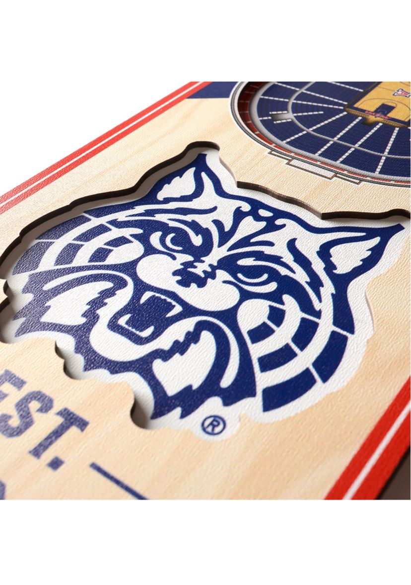 YouTheFan NCAA Arizona Wildcats 3D Stadium 6x19 Banner - McKale Memorial Center