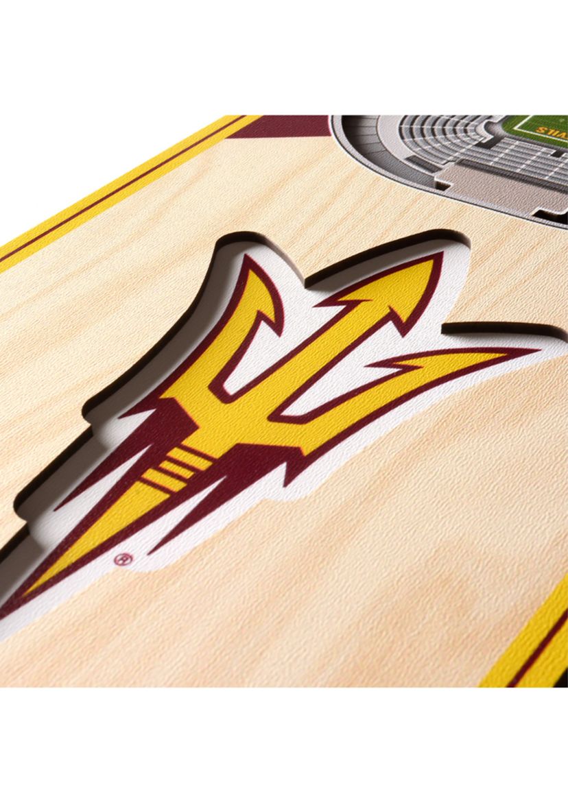 YouTheFan NCAA Arizona State Sun Devils 3D Stadium 6x19 Banner - Sun Devil Stadium