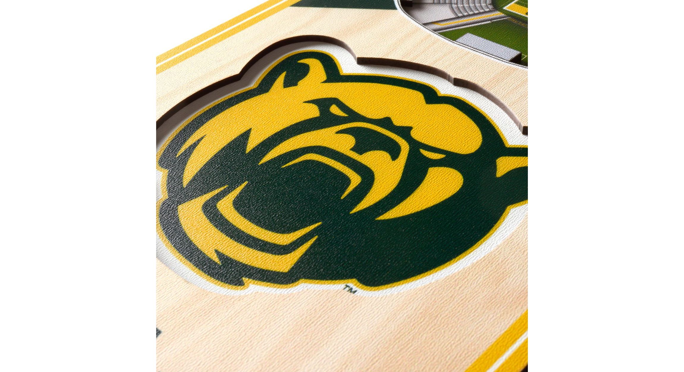 YouTheFan NCAA Baylor Bears 3D Stadium 6x19 Banner - McLane Stadium