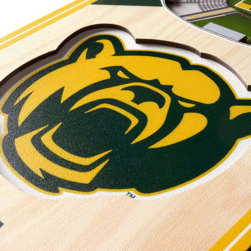 YouTheFan NCAA Baylor Bears 3D Stadium 6x19 Banner - McLane Stadium