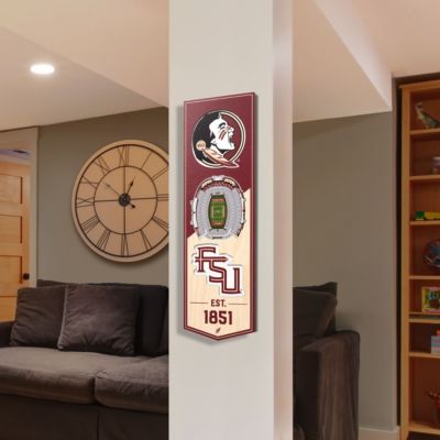 YouTheFan NCAA Florida State Seminoles 3D Stadium 6x19 Banner - Doak Campbell Stadium