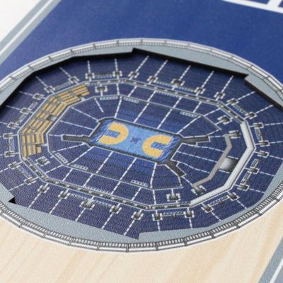 YouTheFan NCAA Memphis Tigers 3D Stadium 6x19 Banner - FedExForum