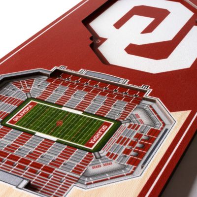 YouTheFan NCAA Oklahoma Sooners 3D Stadium 6x19 Banner - The Gaylord Family Oklahoma Memorial Stadium