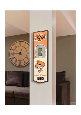 YouTheFan NCAA Oklahoma State Cowboys 3D Stadium 6x19 Banner - Boone Pickens Stadium