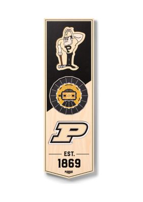 YouTheFan NCAA Purdue Boilermakers BB 3D Stadium 6x19 Banner - Mackey Arena