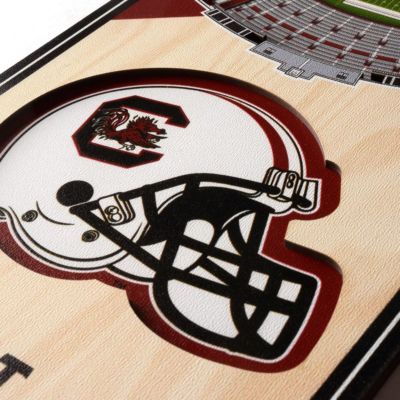 YouTheFan NCAA South Carolina Gamecocks 3D Stadium 6x19 Banner - Brice Stadium