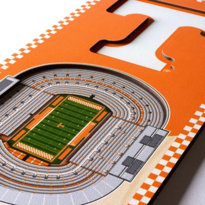 YouTheFan NCAA Tennessee Volunteers 3D Stadium 6x19 Banner - Neyland Stadium