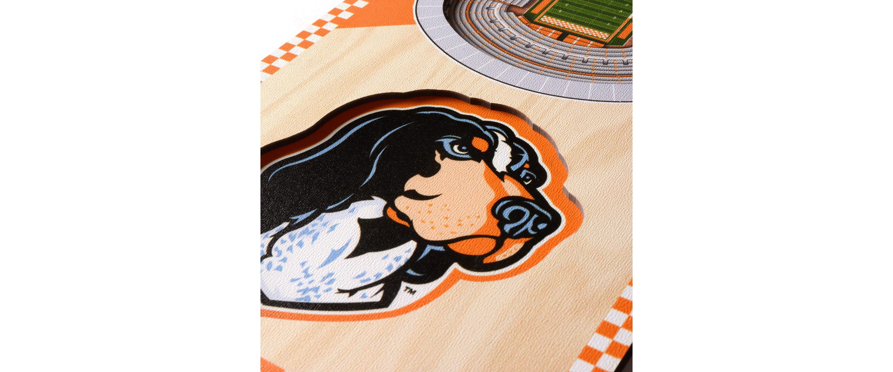 YouTheFan NCAA Tennessee Volunteers 3D Stadium 6x19 Banner - Neyland Stadium