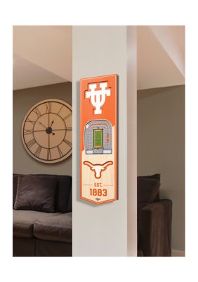 YouTheFan YouTheFan NCAA Texas Longhorns 3D Stadium 6x19 Banner - Darrell K Royal-Texas Memorial Stadium