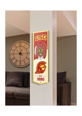 YouTheFan NCAA USC Trojans 3D Stadium 6x19 Banner - Los Angeles Memorial Coliseum