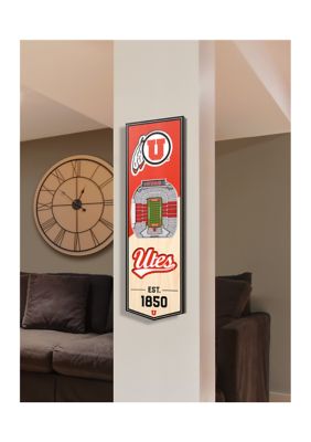 YouTheFan NCAA Utah Utes 3D Stadium 6x19 Banner - Eccles Stadium