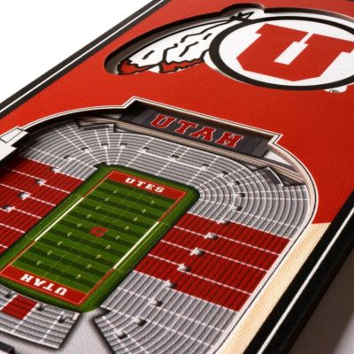 YouTheFan NCAA Utah Utes 3D Stadium 6x19 Banner - Eccles Stadium