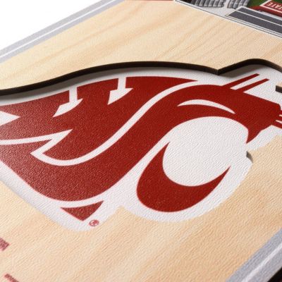 YouTheFan NCAA Washington State Cougars 3D Stadium 6x19 Banner - Martin Stadium