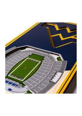 YouTheFan NCAA West Virginia Mountaineers FB 3D Stadium 6x19 Banner - Milan Puskar Stadium