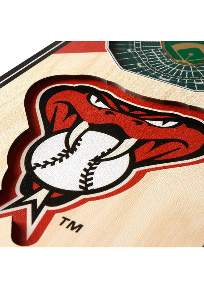 YouTheFan MLB Arizona Diamondbacks 3D Stadium 6x19 Banner - Chase Field