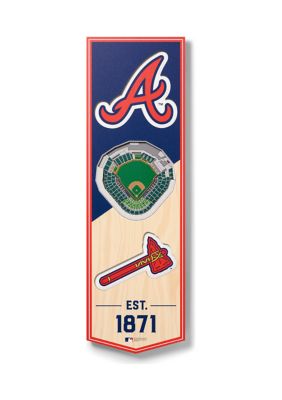 YouTheFan MLB Atlanta Braves 3D Stadium 6x19 Banner - SunTrust Park