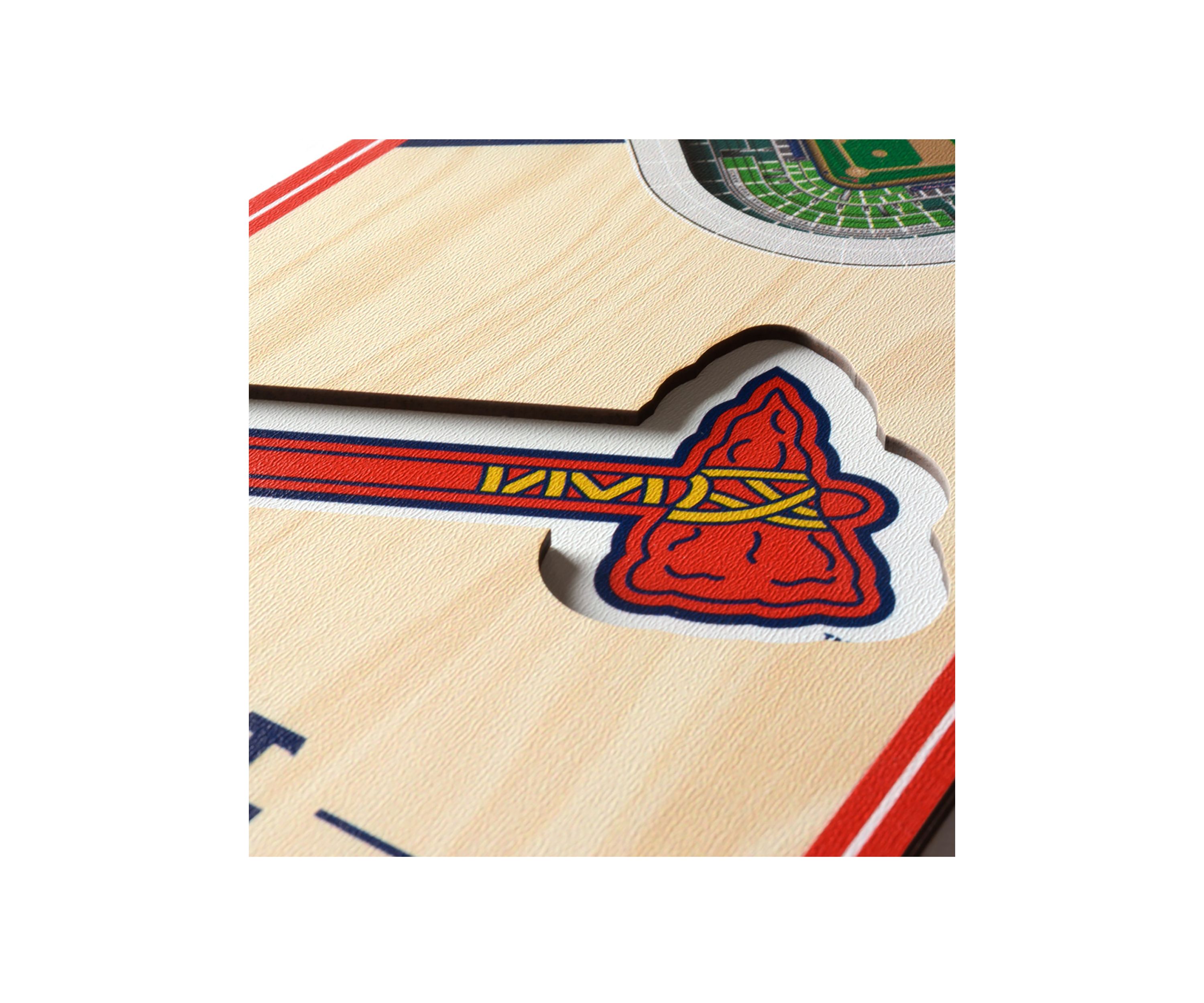 YouTheFan MLB Atlanta Braves 3D Stadium 6x19 Banner - SunTrust Park