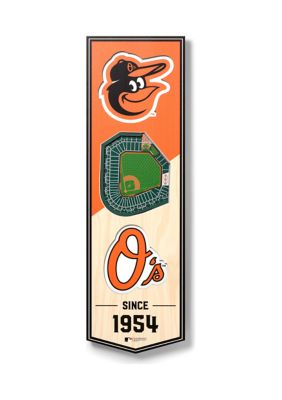 YouTheFan MLB Baltimore Orioles 3D Stadium 6x19 Banner - Oriole Park at Camden Yards