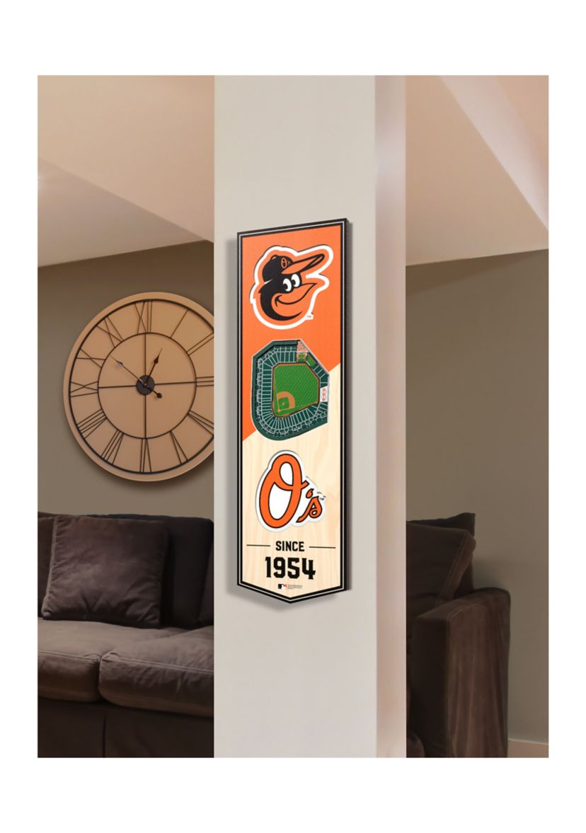 YouTheFan MLB Baltimore Orioles 3D Stadium 6x19 Banner - Oriole Park at Camden Yards