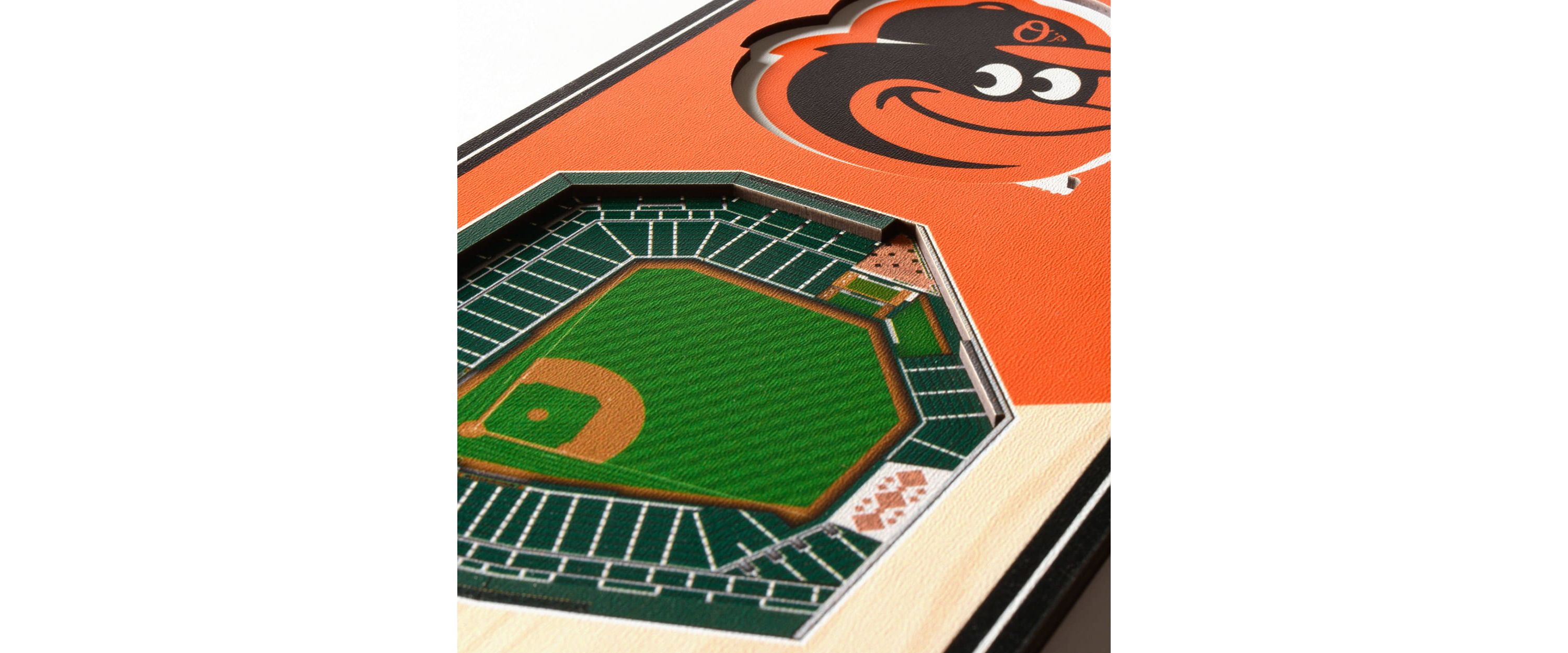 YouTheFan MLB Baltimore Orioles 3D Stadium 6x19 Banner - Oriole Park at Camden Yards