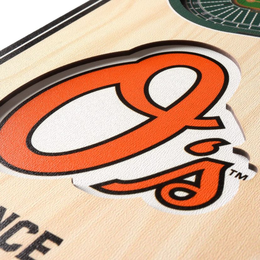 YouTheFan MLB Baltimore Orioles 3D Stadium 6x19 Banner - Oriole Park at Camden Yards