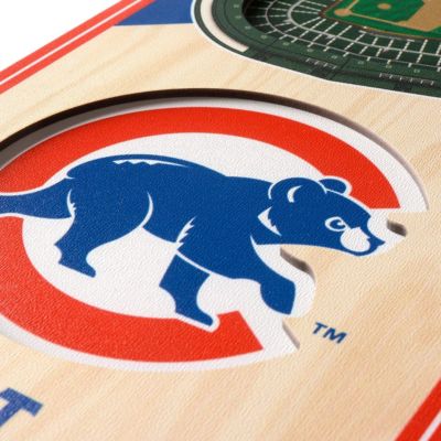 YouTheFan MLB Chicago Cubs 3D Stadium 6x19 Banner - Wrigley Field