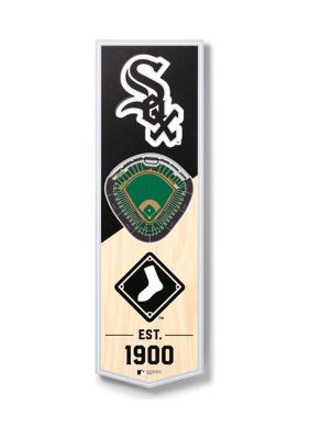 YouTheFan MLB Chicago White Sox 3D Stadium 6x19 Banner - Guaranteed Rate Field