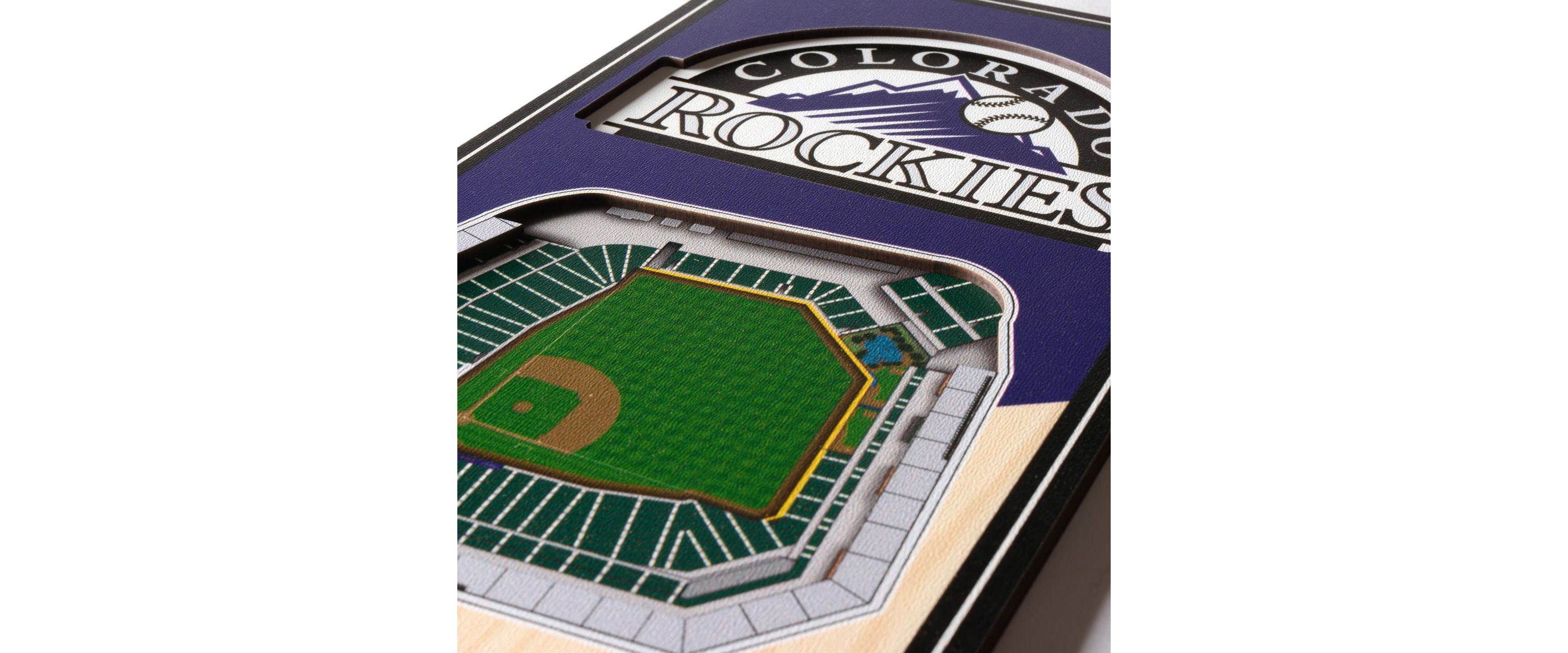 YouTheFan YouTheFan MLB Colorado Rockies 3D Stadiu…