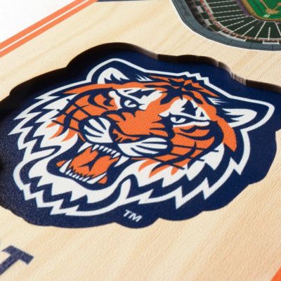 YouTheFan MLB Detroit Tigers 3D Stadium 6x19 Banner - Comerica Park